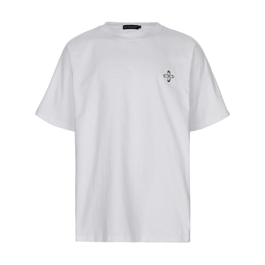 Surgery Bone Flower T-shirts [White]