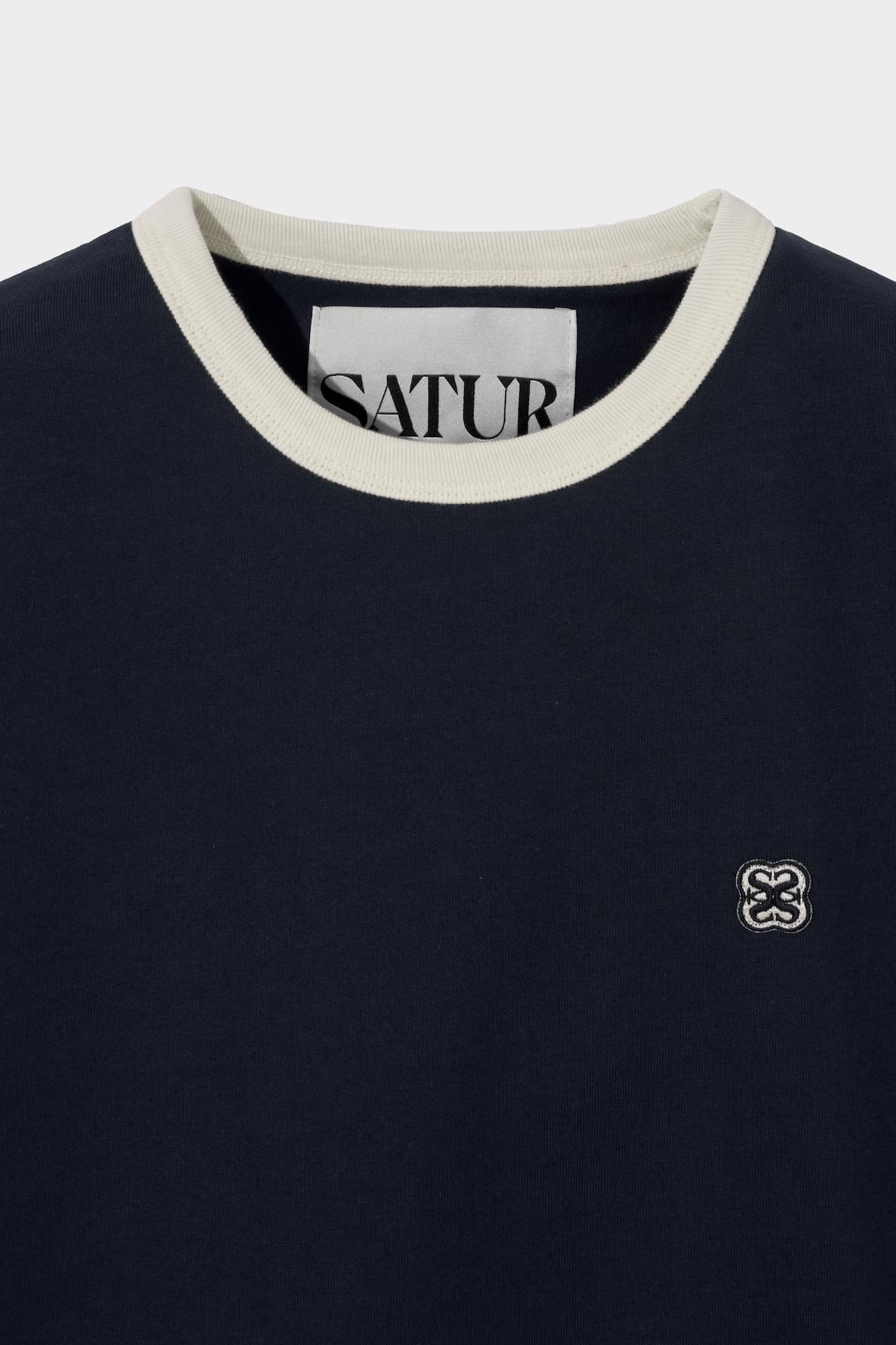 Satur Logo Wappen T-Shirt [Breeze Navy]